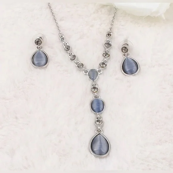 HP ❤️new New Bohemian Statement Necklace/Earring Formal Set - Picture 2 of 7